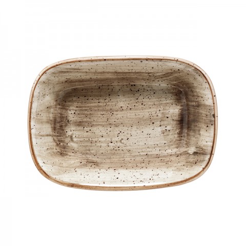Bonna  Aura Terrain Gourmet 12 cm Dikdörtgen Kayık Tabak