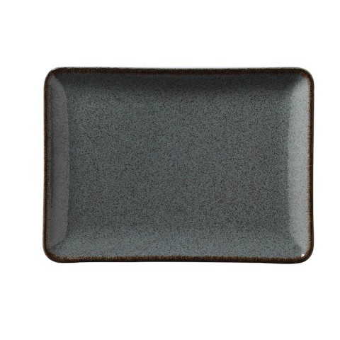 Kütahya Porselen Tan 18x13 Cm Düz Tabak Mavi 6lı