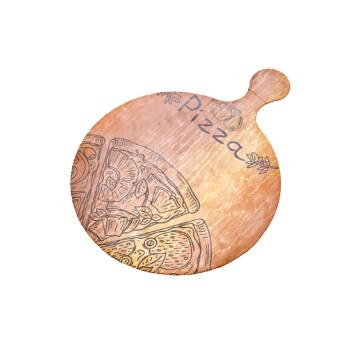 Termostar Pizza Mat No:2 Saplı Sunum Panosu  28*39*h.1 cm