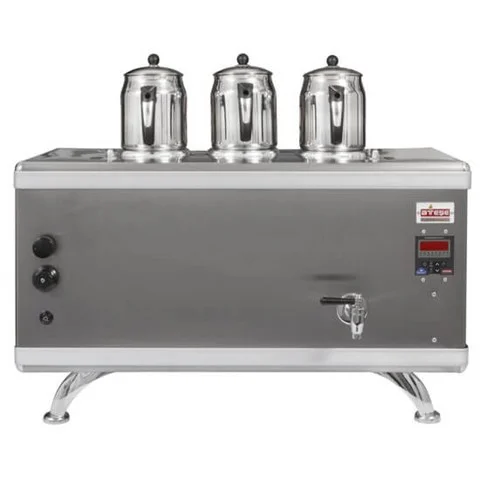 Titanium Compact Dijital Gaz + Elektrik 3lü Çay Kazanı İnox (TCIGE03)