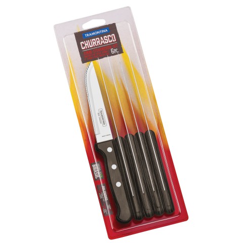 Tramontina Churrasco 21413/695 Jumbo Biftek-Steak Bıçağı (6lı Blister)
