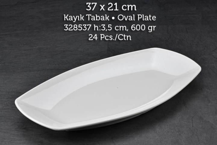 Tuva Therm Quadro 37*21 cm Kayık Tabak (GR-13437)