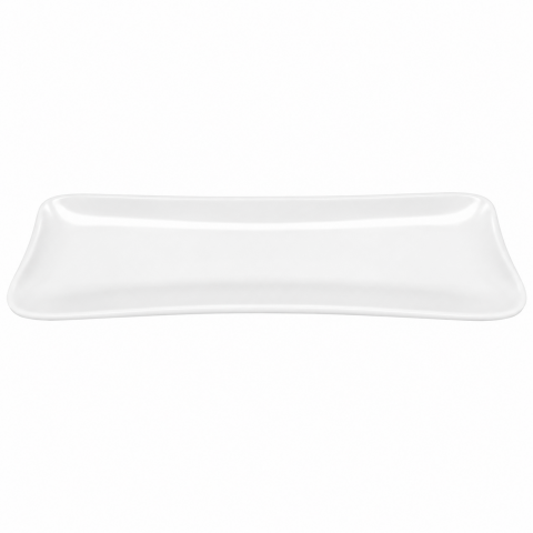 Ultraform 097FP51242 Beyaz Melamin Dikdörtgen Meze Tabak 48x17 cm
