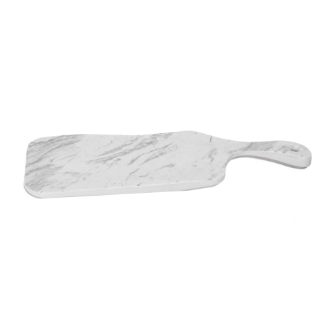 Ultraform 097FYML45215C Melamin Mermer Görünümlü Kulplu Sunum Tabağı 39 x 16 cm