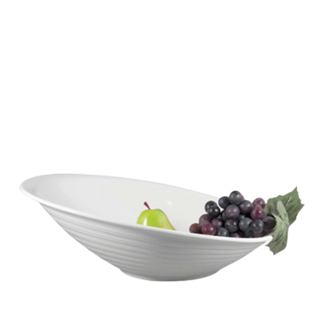 Ultraform 097F200515B Beyaz Melamin Açılı Kase 38 Cm (HB515)