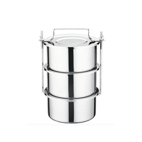 Ulutaş 16 Cm 3'lü Vidalı Sefer Tası 430 Kalite Paslanmaz Çelik | 4,5 Litre