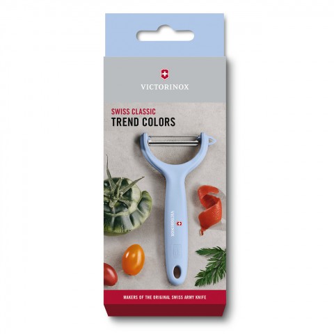 Victorinox Kivi ve Domates Soyacağı Açık Mavi (VT 7.6079.22)