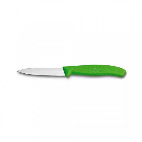 Victorinox 6.7606.L114 8cm Yeşil Düz Soyma Bıçağı