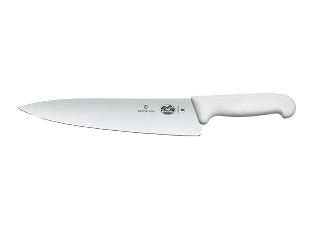 Victorinox Dilimleme Şef Bıçağı 25 cm Beyaz Fibrox Sap ( VT 5.2007.25 )