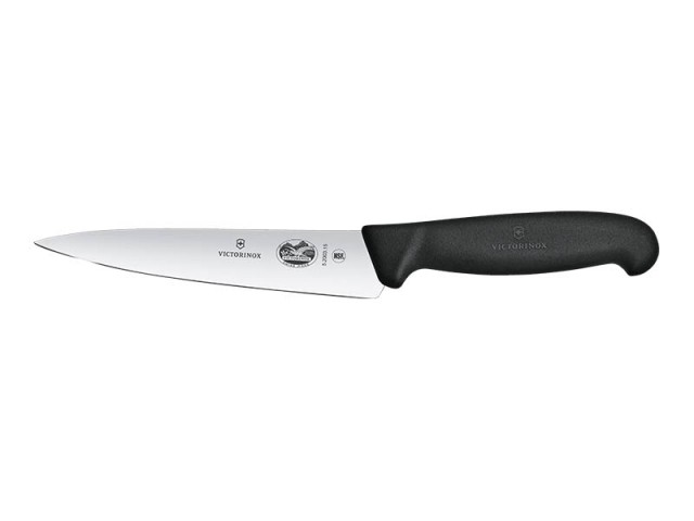 Victorinox Dilimleme Şef Bıçağı Düz Ağızlı Fıbrox (VT 5.2003.15)