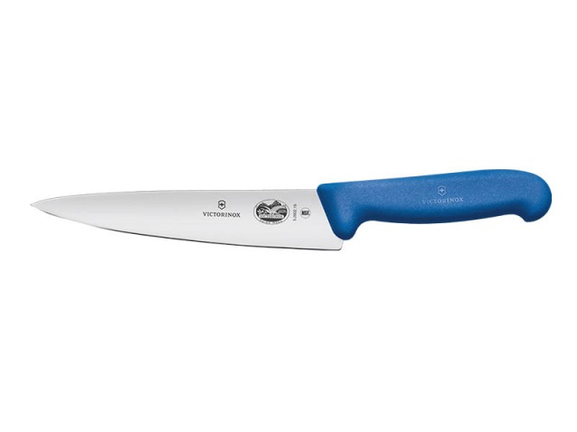 Victorinox Şef Dilimleme Bıçağı 19 cm Mavi Fıbrox (VT 5.2002.19)