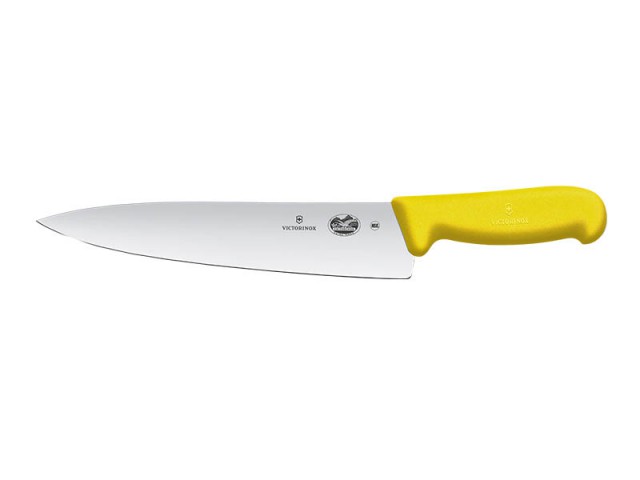 Victorinox Şef Dilimleme Bıçağı 25 cm Sarı Fibrox Sap (VT 5.2008.25)