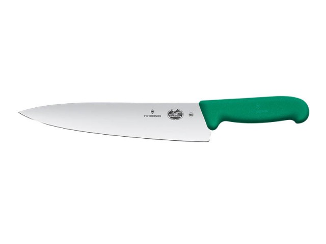 Victorinox Şef Dilimleme Bıçağı 25 cm Yeşil Fibrox Sap (VT 5.2004.25)