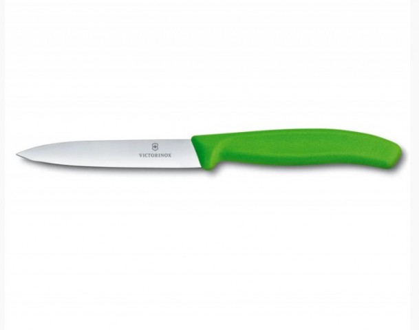 Victorinox Soyma Bıçağı 10 Cm Düz Ağızlı Swiss Classic Yeşil ( VT 6.7706.L114 )