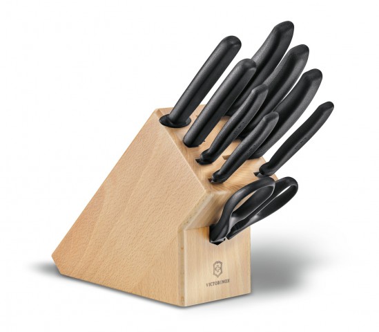 Victorinox Swıss Classıc 9 Parça Ahşap Korumalı Blok Set (VT 6.7193.9)