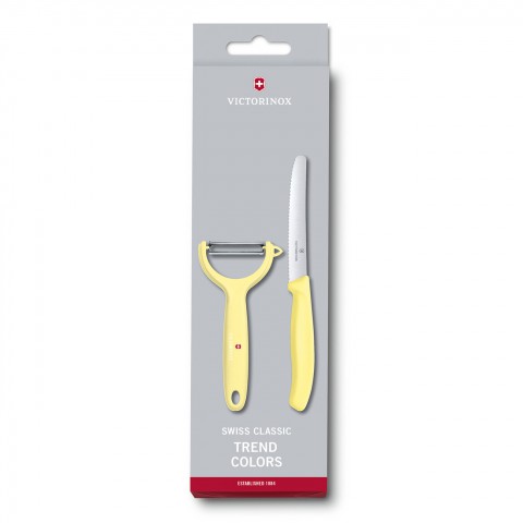 Victorinox Swıss Classıc Soyma Bıçak Soyacak Setİ Açık Sarı (VT 6.7116.23L82)