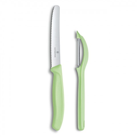 Victorinox Swıss Classıc Soyma Bıçak Soyacak Seti Açık Yeşil (VT 6.7116.21L42)