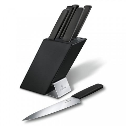Victorinox Swıss Modern 6 Parça Blok Set Siyah (VT 6.7186.63)