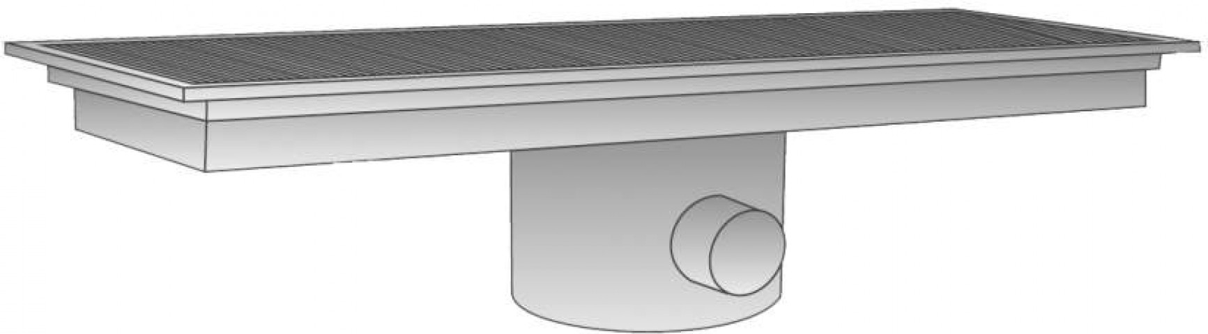 Empero Yer Filtresi Yandan Çıkışlı Ortadan Sifonlu 30*181*15 cm (EMP.YF.YO.30181)