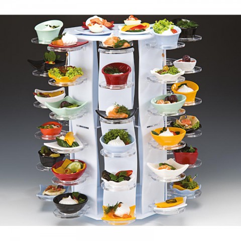 Zicco Döner Minimel Teşhir Standı 52 li 48xh:52 cm ( ZCP 581 )