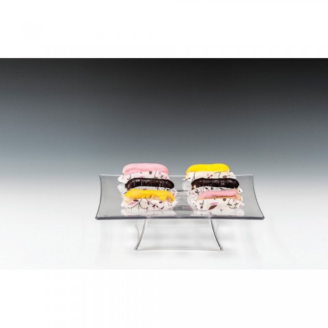 Zicco Polycarbon Ayaklı Kare Teşhir Standı 20 X 20 H: 7 cm ( ZCP 626 )