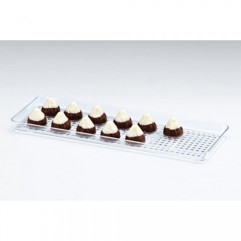 Zicco Polycarbon Çikolata Teşhir Tepsi 10x30 ( ZCP 460 )